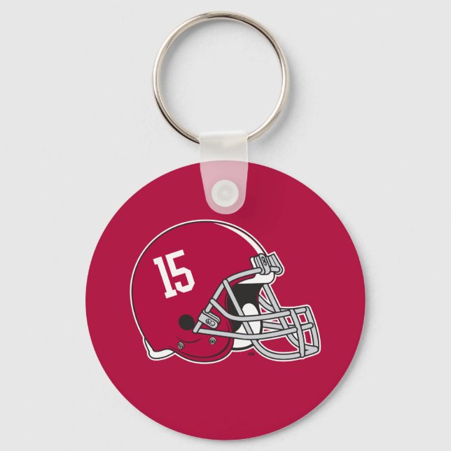 Alabama Crimson Tide Football Helmet Keychain (Front)