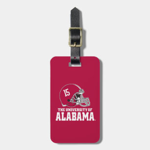 Alabama Crimson Tide Football Helmet Luggage Tag