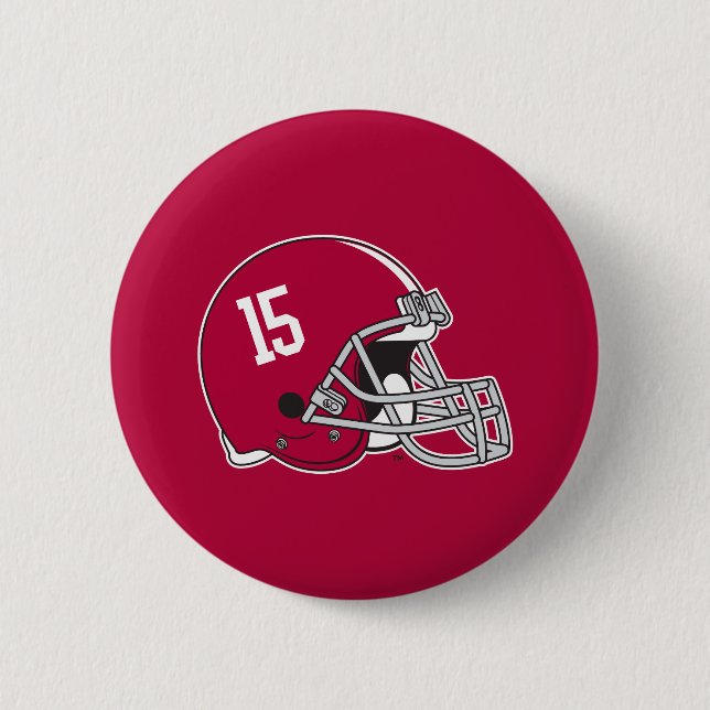 Alabama Crimson Tide Football Helmet Pinback Button (Front)