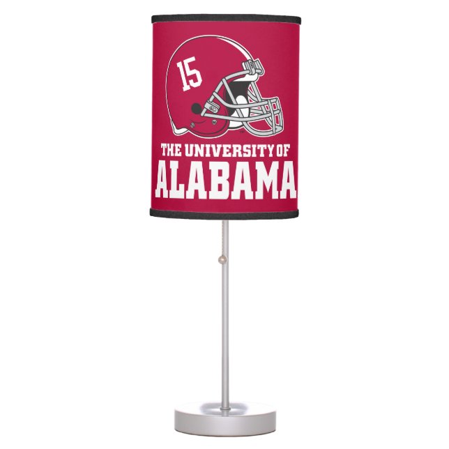 Alabama Crimson Tide Football Helmet Table Lamp (Front)