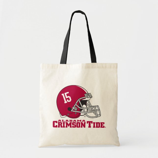Alabama Crimson Tide Football Helmet Tote Bag (Front)