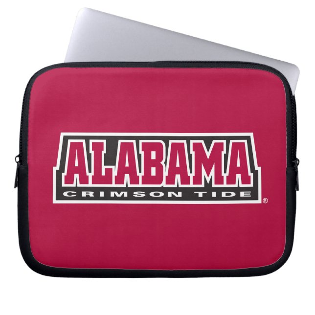 Alabama Crimson Tide Laptop Sleeve (Front)