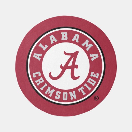 Alabama Crimson Tide Logo Rug