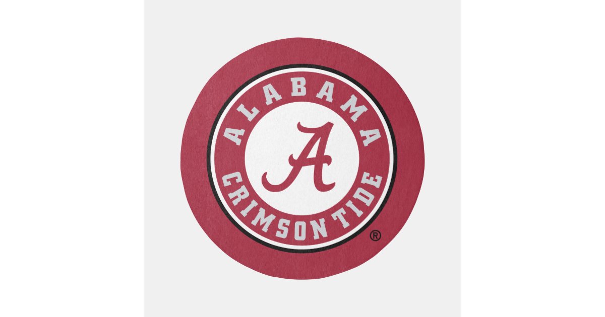 Alabama Rug Alabama Crimson Tide Logo Rug | Zazzle