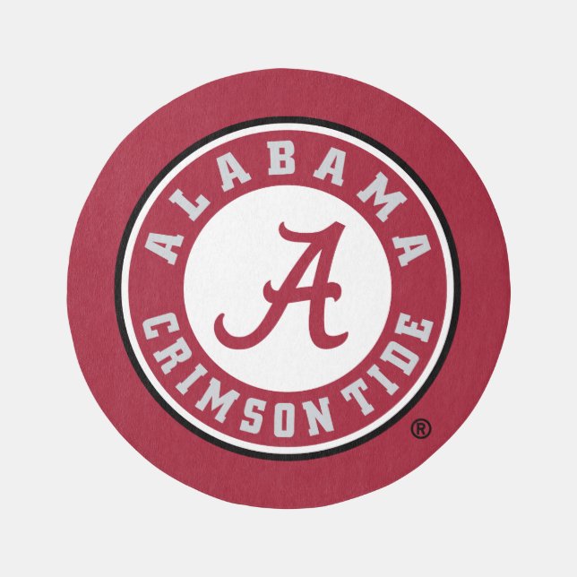 Alabama Crimson Tide Logo Rug (Front)