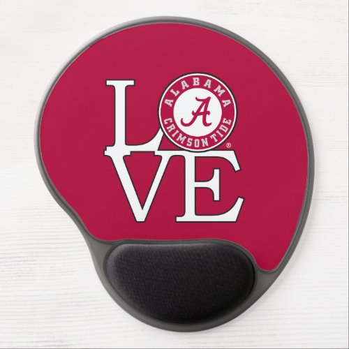 Alabama Crimson Tide Love Gel Mouse Pad