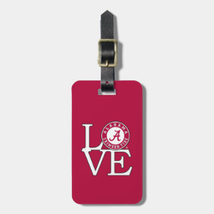 Alabama Crimson Tide Love Luggage Tag