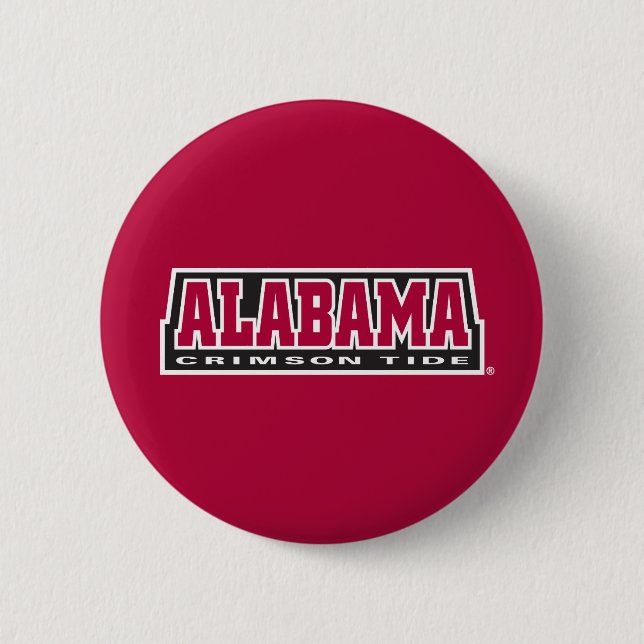 Alabama Crimson Tide Pinback Button (Front)