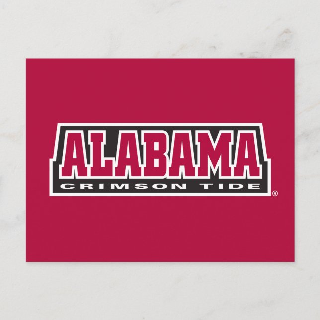 Alabama Crimson Tide Postcard (Front)