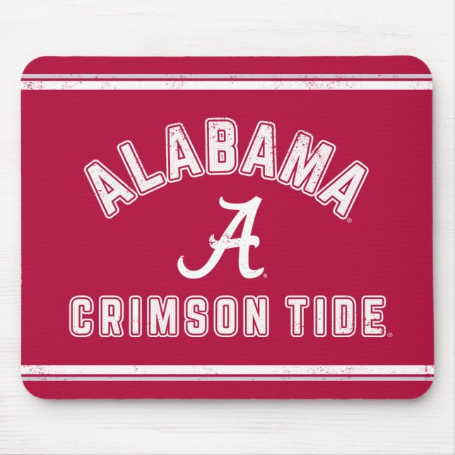 Alabama | Crimson Tide - Retro Mouse Pad (Front)