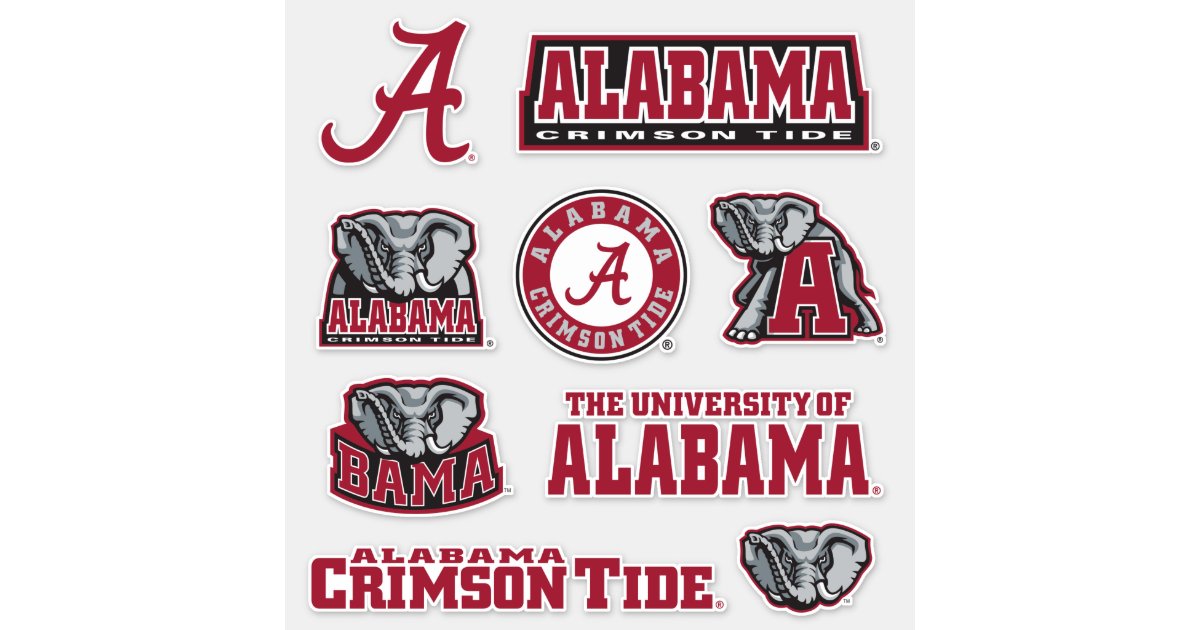 Alabama Crimson Tide Sticker | Zazzle