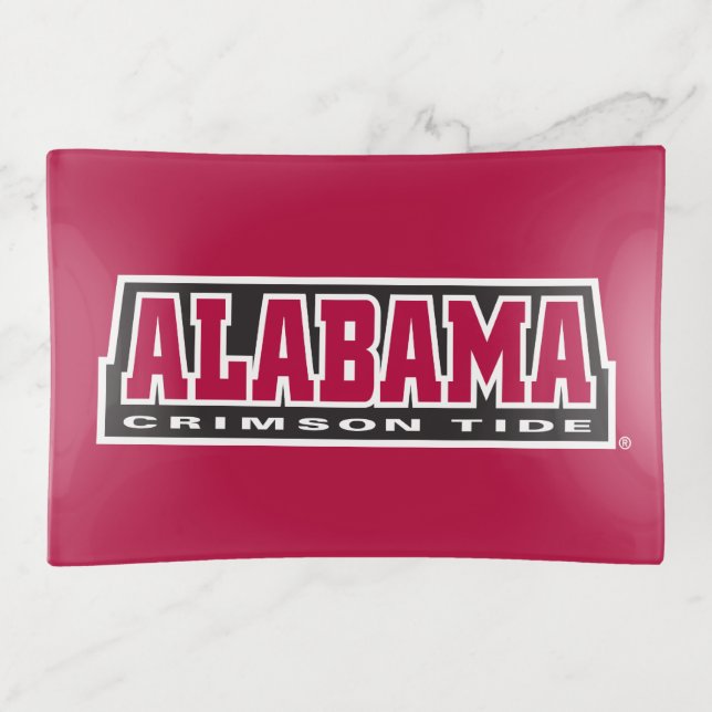 Alabama Crimson Tide Trinket Tray (Front)