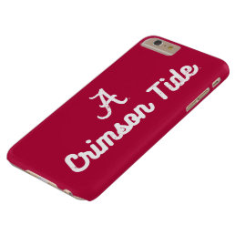 Alabama Crimson Tide | Vintage Script Logo Barely There iPhone 6 Plus Case