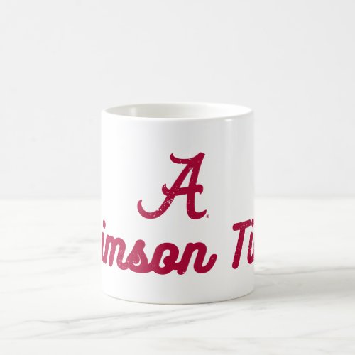 Alabama Crimson Tide  Vintage Script Logo Coffee Mug