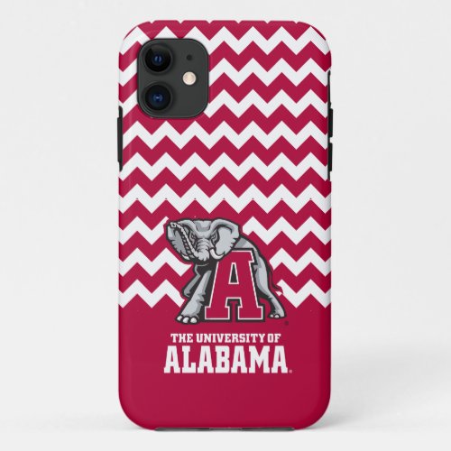 Alabama Crimson Tide w Big Al iPhone 11 Case