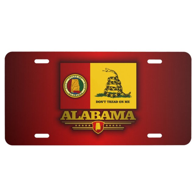 Alabama DTOM License Plate (Front)