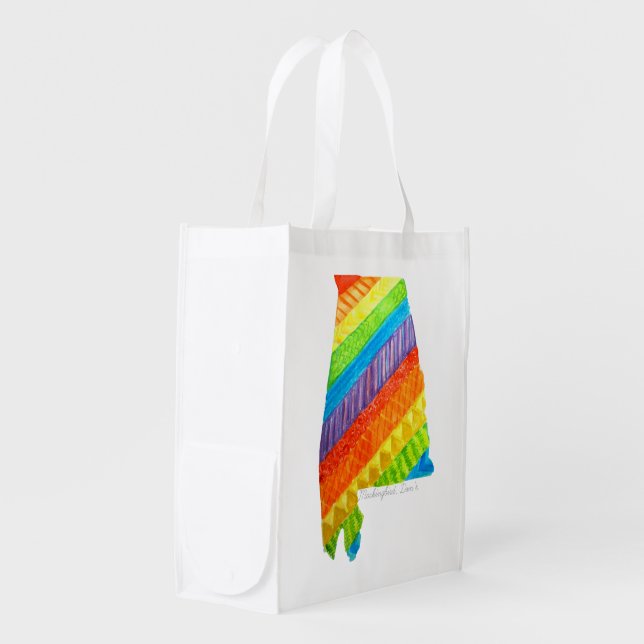 Alabama Equality Grocery Bag (Front Side)