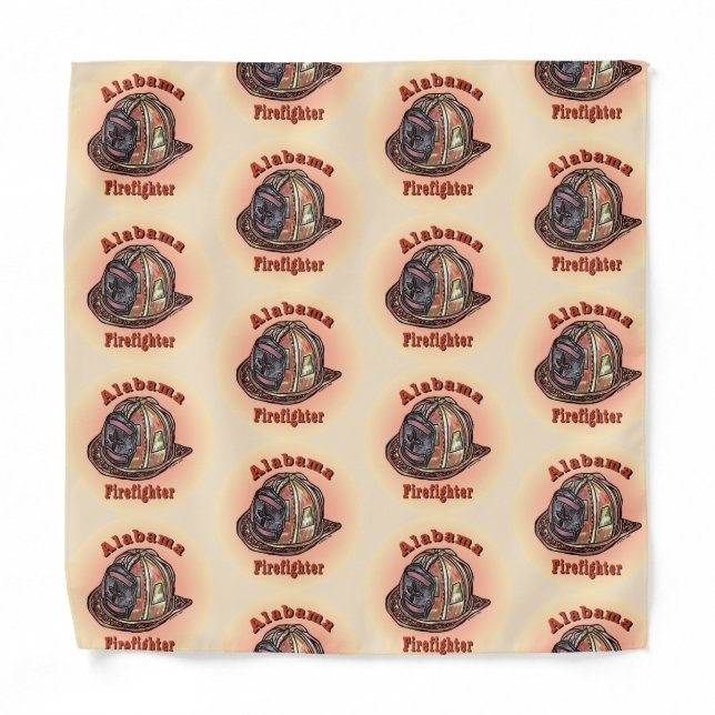 Alabama Firefighter Bandana (Front)