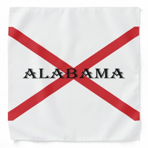 Alabama Flag and Banner Bandana arc1