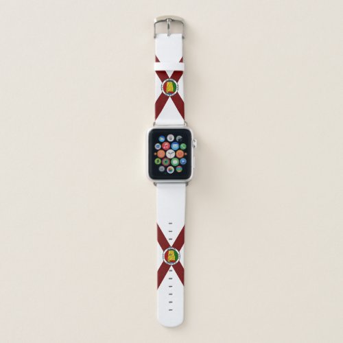 Alabama flag apple watch band