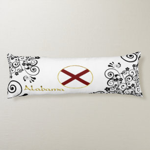 Alabama flag body pillow