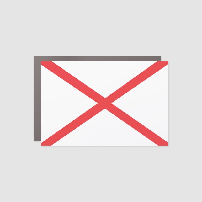 Alabama Flag Car Magnet (Front)