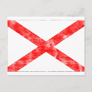 Montgomery Postcard Alabama Capitol 50 State Flags AL The Avenue of Flags 
