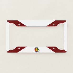 Alabama flag-emblem license plate frame