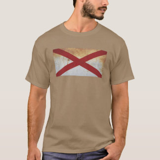 Alabama Flag Grunge T-Shirt