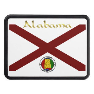 Alabama flag hitch cover