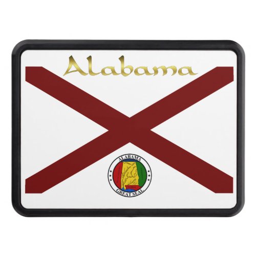 Alabama flag hitch cover