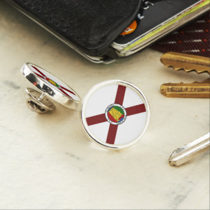 Alabama flag lapel pin