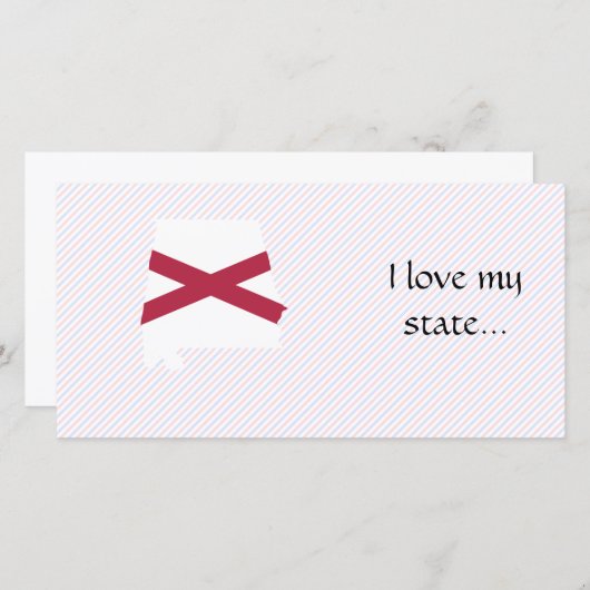 Alabama Flag Map (Front/Back)