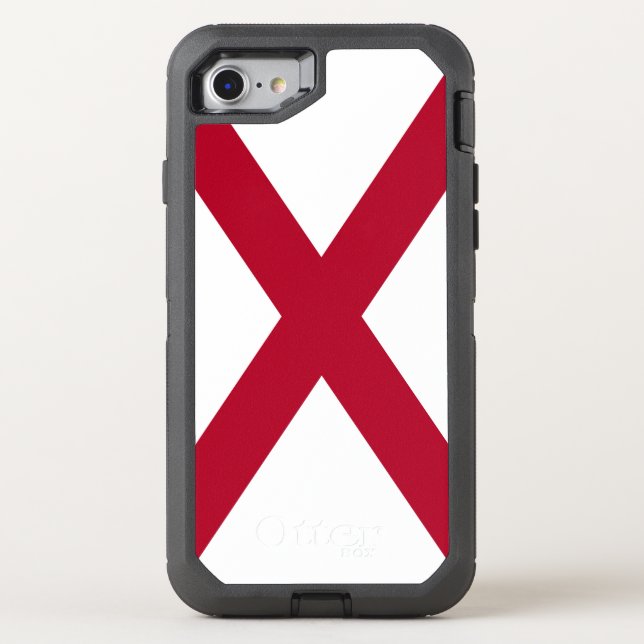 Alabama Flag Otterbox Defender Iphone 7 Case (Back)
