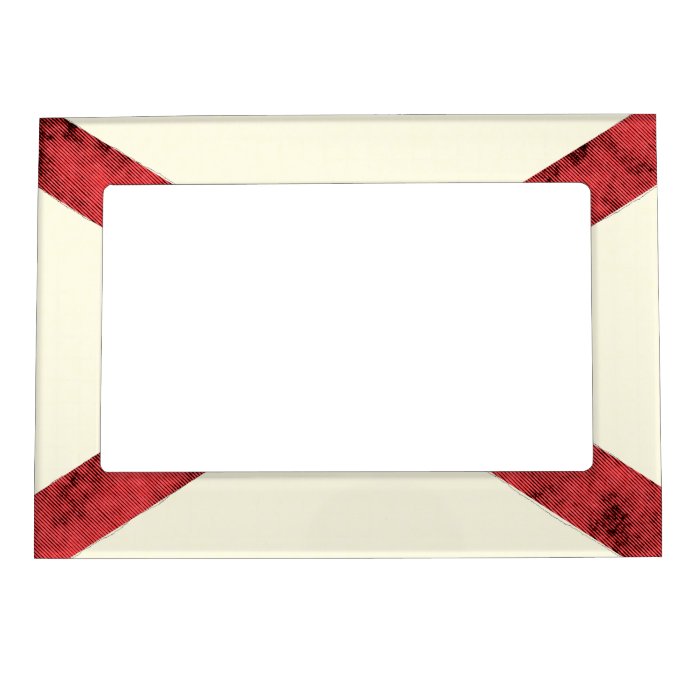 ALABAMA FLAG PHOTO FRAME MAGNET