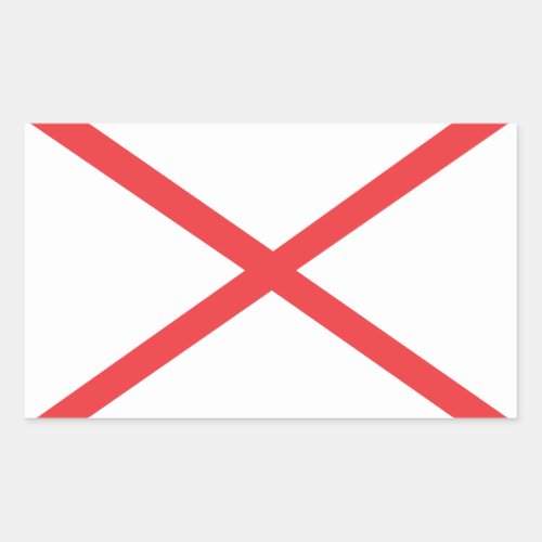 Alabama Flag Rectangular Sticker