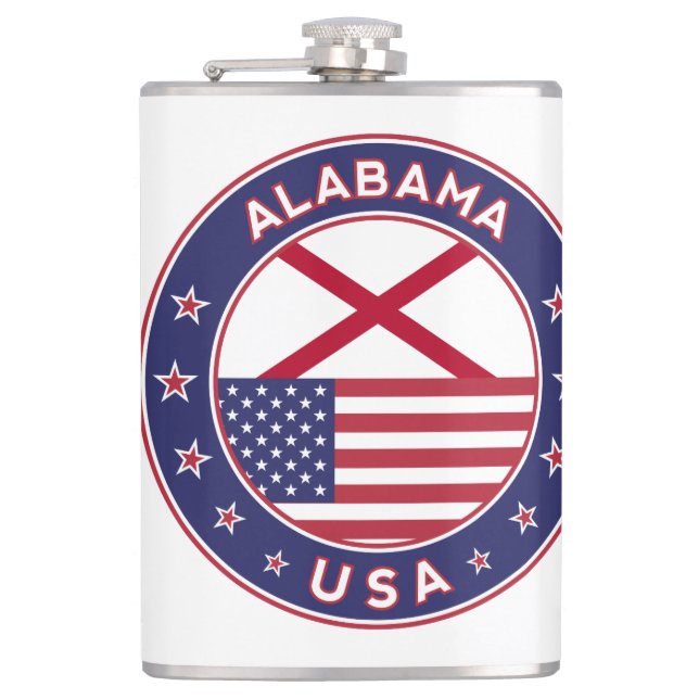 Alabama Flask (Front)