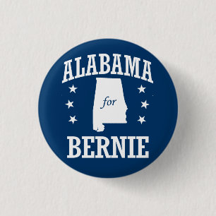 ALABAMA FOR BERNIE SANDERS PINBACK BUTTON
