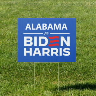 Alabama for Biden Harris Sign