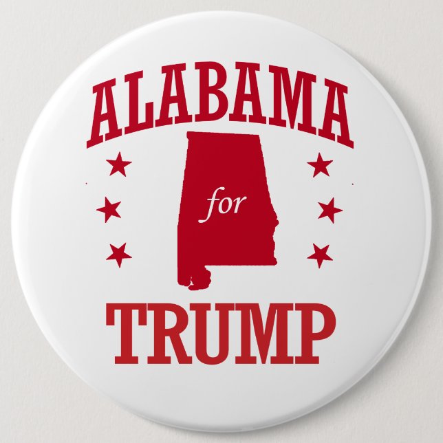 ALABAMA FOR DONALD TRUMP BUTTON (Front)
