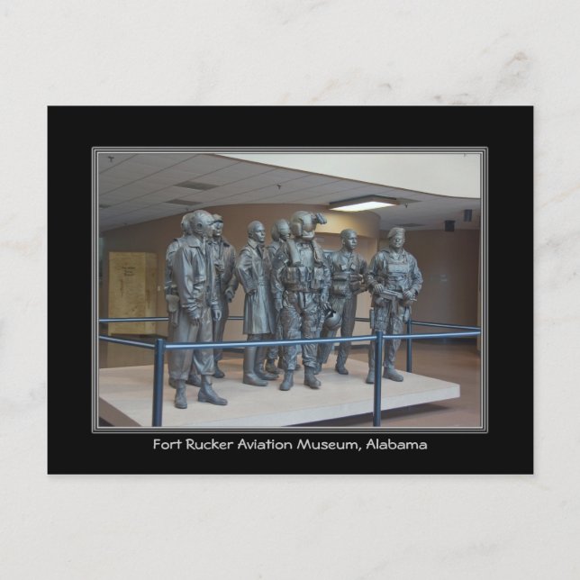 Alabama Fort Rucker Post Card (Front)