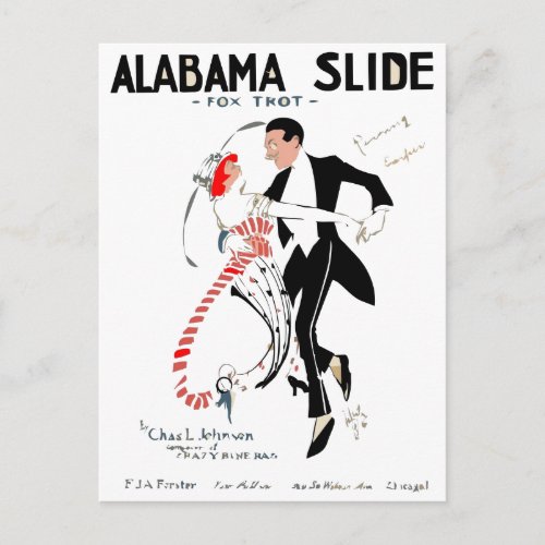 Alabama FoxTrot Postcard