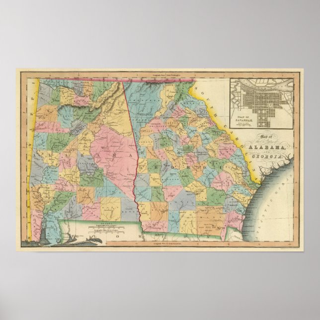 Alabama, Georgia Poster (Front)