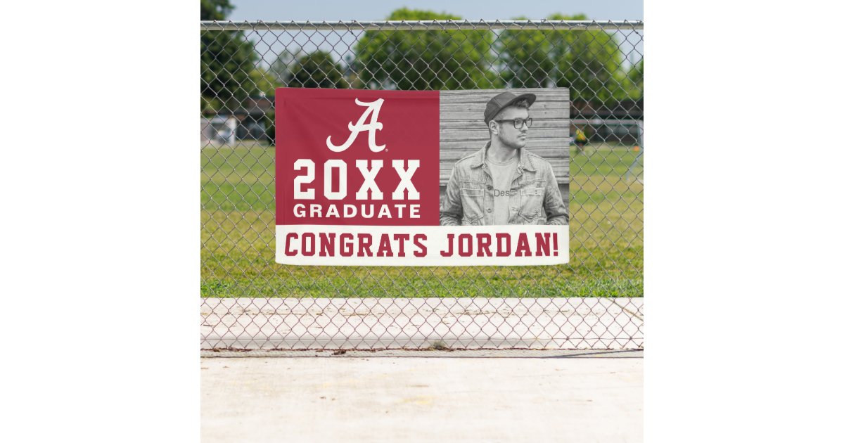 Alabama Graduate with Photo Banner Zazzle