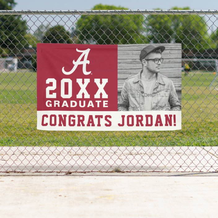 Alabama Graduate with Photo Banner