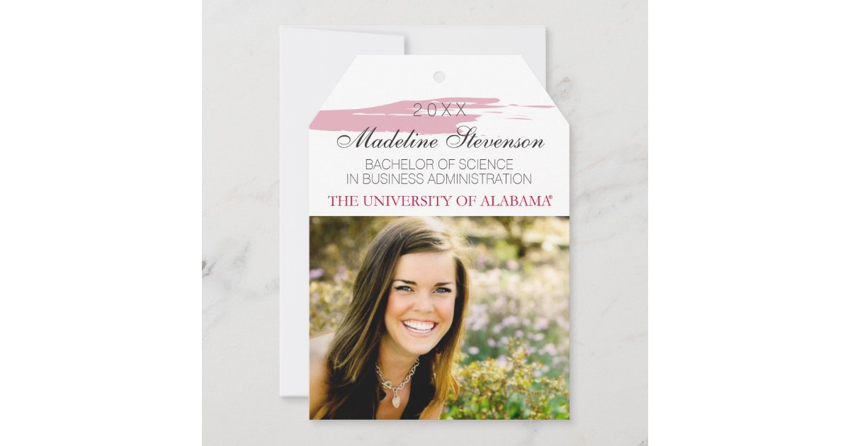 Alabama Graduation Announcement Zazzle