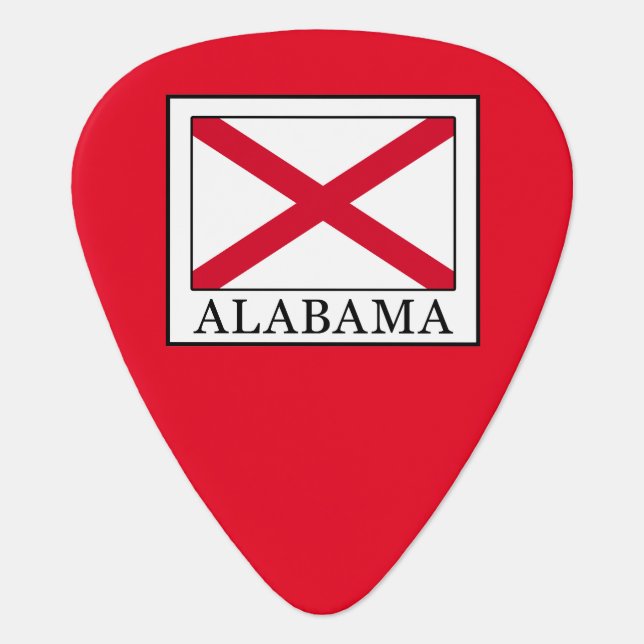 Alabama Guitar Pick (Front)