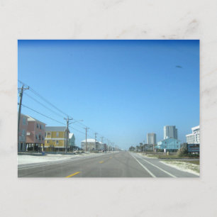 Alabama Gulf Beach Photography Postcard