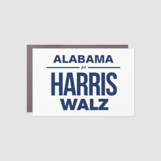 Alabama Harris Walz Car Magnet