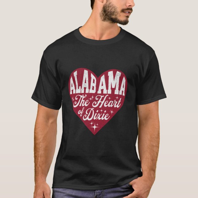 Alabama He Of Dixie Alabama For T-Shirt (Front)